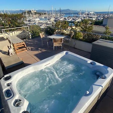 Penthouse Vue Mer Avec Rooftop,Jacuzzi,Et Parking Prive Антіб Екстер'єр фото
