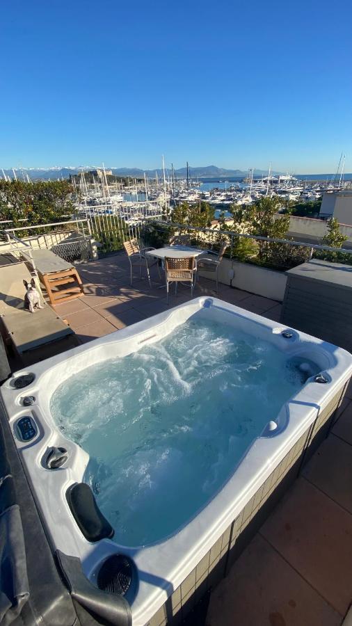 Penthouse Vue Mer Avec Rooftop,Jacuzzi,Et Parking Prive Антіб Екстер'єр фото